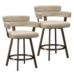 Oberon - Swivel Counter Stool (Set of 2)