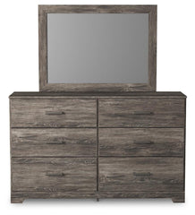 Ralinksi - Dresser, Mirror - Gray - Wood