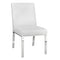 Wellington White Leatherette Dining Chair