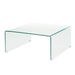 Bent Glass Square Coffee Table