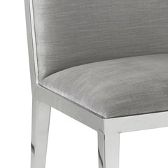 Emario Grey Velvet Dining Chair