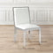Emario White Leatherette Dining Chair