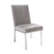 Wellington Grey Velvet Dining Chair