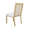 Wellington White Gold Dining Chair