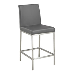 Havana Grey Leatherette Counter Chair