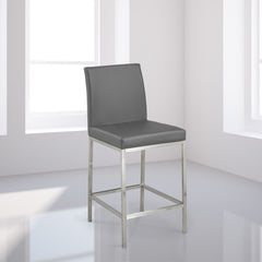 Havana Grey Leatherette Counter Chair