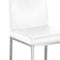 Havana White Leatherette Counter Chair