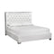 Kroma White Leatherette King Bed