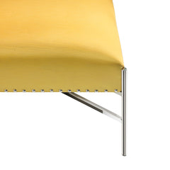 Barrymore Chair Yellow Satin