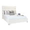 Hanne Queen Bed - White Leatherette