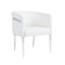 Anastasia Chair White Pu Fabric