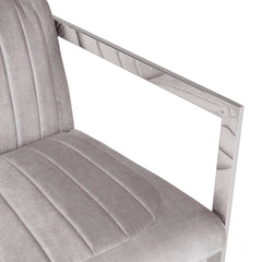 Sullivan Grey Velvet Chair