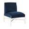 Barrymore Blue Velvet Chair