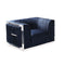 Paloma Accent Chair Blue Velvet