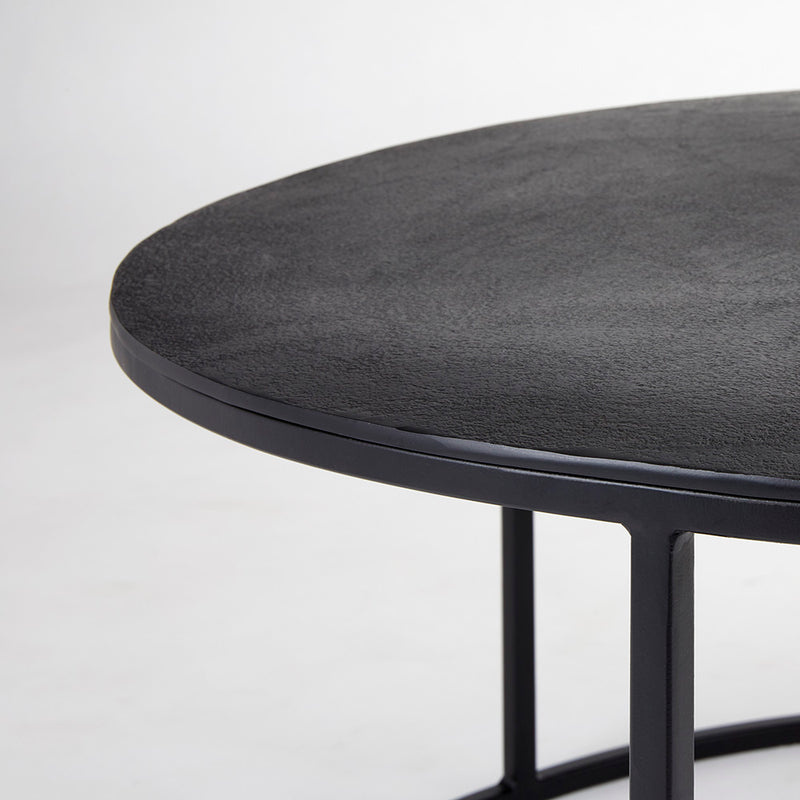 Iron Round Tables: Black