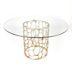 Mario Dining Table: Gold