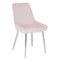 Emily Dining Chair: Pink Velvet
