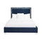 Wellington Blue Velvet King Bed