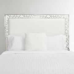 Wellington White Leatherette King Bed