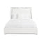 Wellington White Leatherette Queen Bed