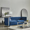 Amsterdam sofa: Ink blue velvet