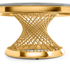 Bailey Coffee Table: Gold