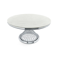 Bailey Dining Table - Polished Steel