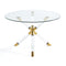 Paloma Dining Table: Gold
