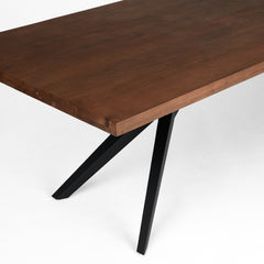 114" Straight Edge Dining Table - Airloft Legs