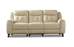 Manhattan Top-Grain Leather 3-Piece Power Reclining Sofa Set