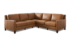 New Haven Top-Grain Leather Sectional
