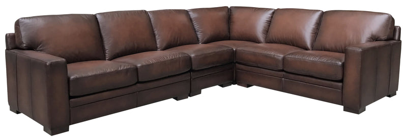 Chatsworth Top-Grain Leather Sectional