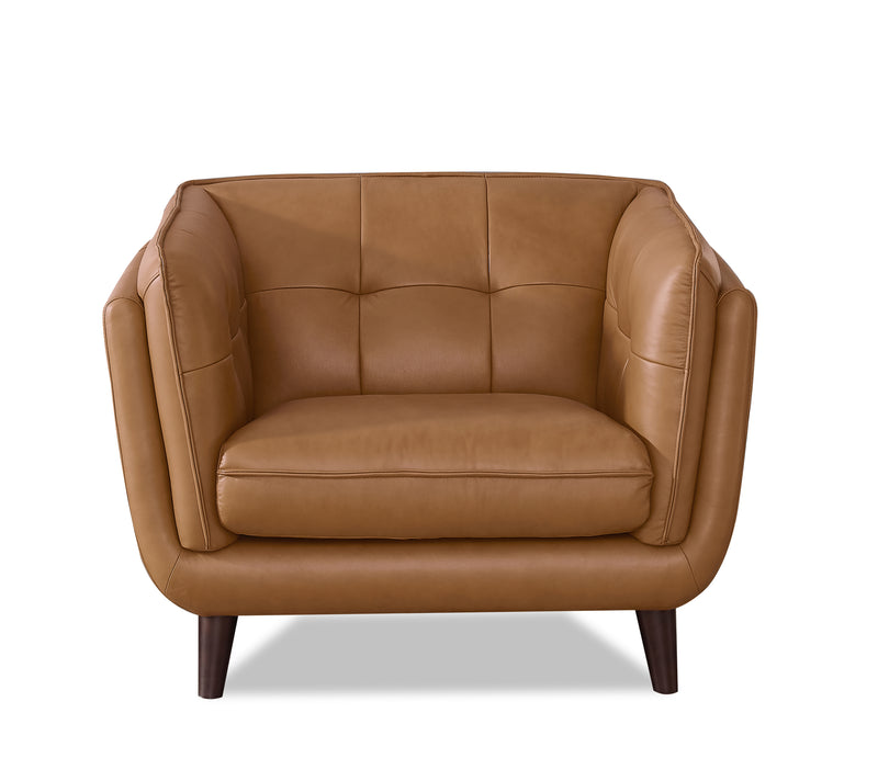 Allegro Top-Grain Leather 3-Piece Sofa Set