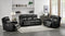 Modena Top-Grain Leather Power Reclining 3-Piece Sofa Set