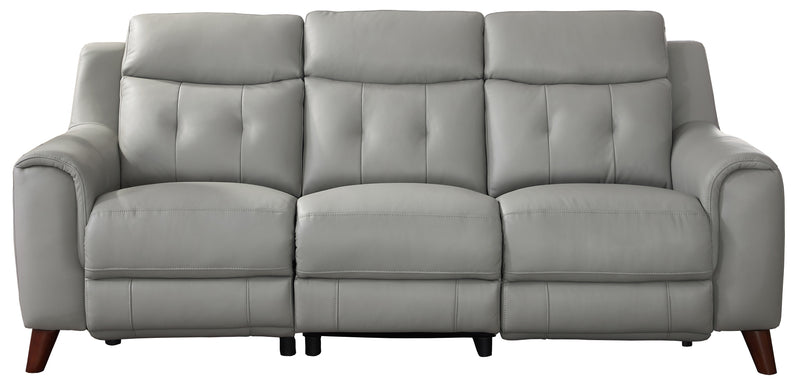 Manhattan grey top shop grain leather sofa