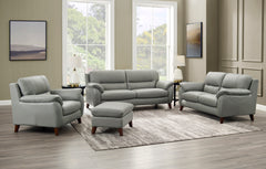 Monroe Top-Grain Leather Sofa Set