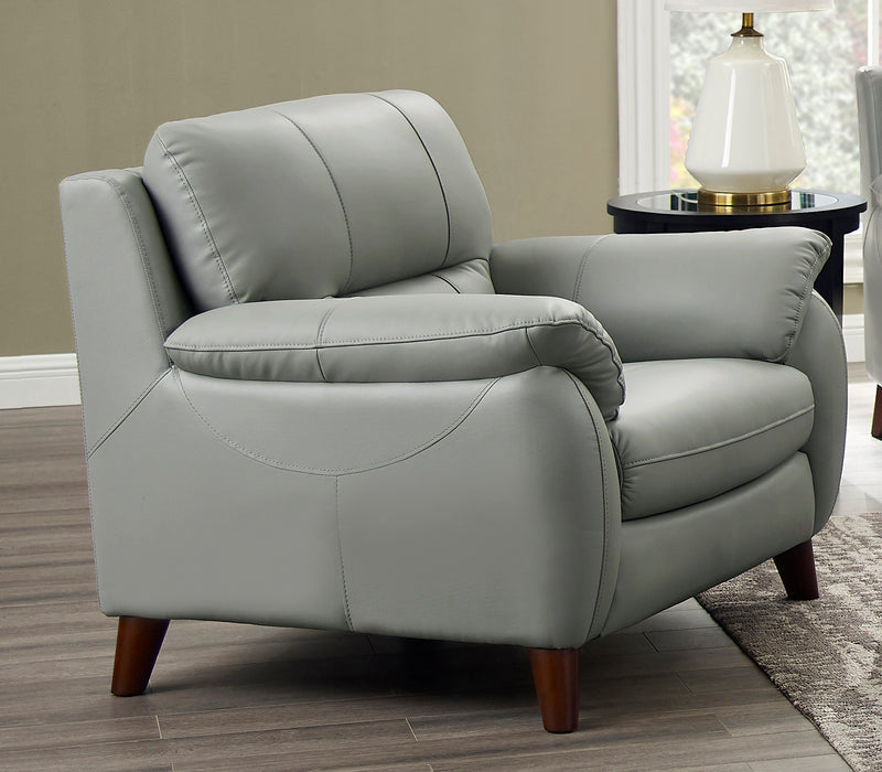 Monroe Top-Grain Leather Sofa Set