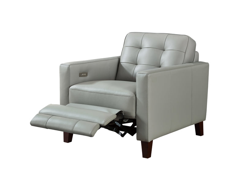 George Top-Grain Leather 3-Piece Power Reclining Sofa Set