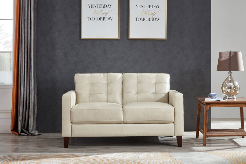 George Top-Grain Leather 3-Piece Power Reclining Sofa Set