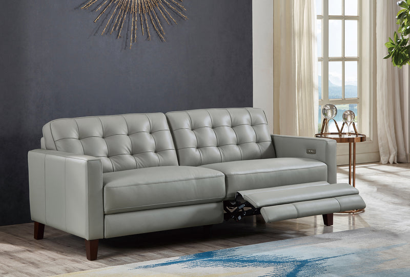 George Top-Grain Leather 3-Piece Power Reclining Sofa Set