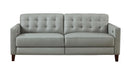 George Top-Grain Leather 3-Piece Power Reclining Sofa Set
