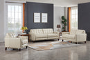 George Top-Grain Leather 3-Piece Power Reclining Sofa Set