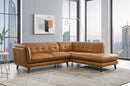 Allegro Top-Grain Leather Sectional