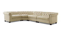 Kennedy Top-Grain Leather Sectional