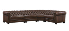 Kennedy Top-Grain Leather Sectional