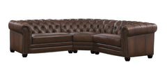 Kennedy Top-Grain Leather Sectional