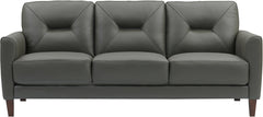 Clooney Top-Grain Leather 3-Piece Sofa Set