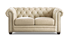 Kennedy Top-Grain Leather 3-Piece Sofa Set