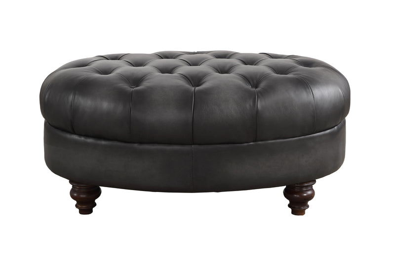 Nottingham Top-Grain Leather Sofa Set