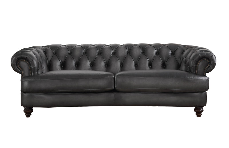 Nottingham Top-Grain Leather Sofa Set
